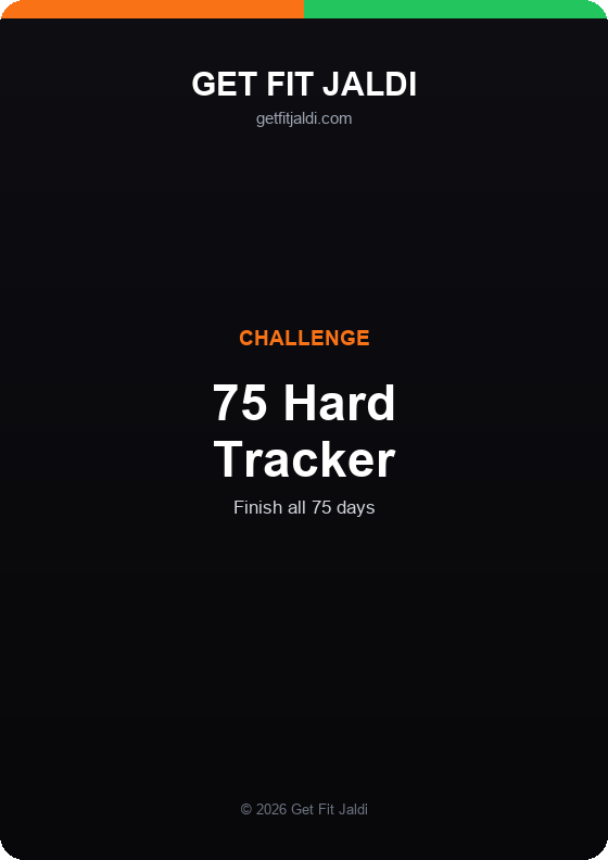 75 Hard Tracker cover